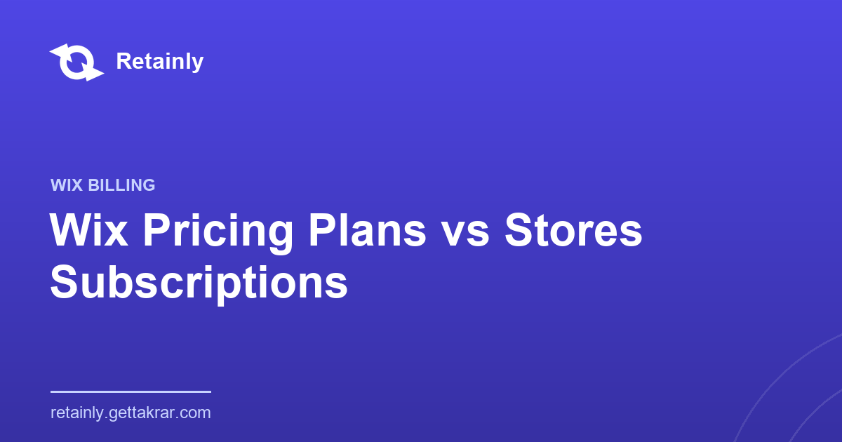 Wix Pricing Plans vs Wix Stores Subscriptions: Which Should You Use?